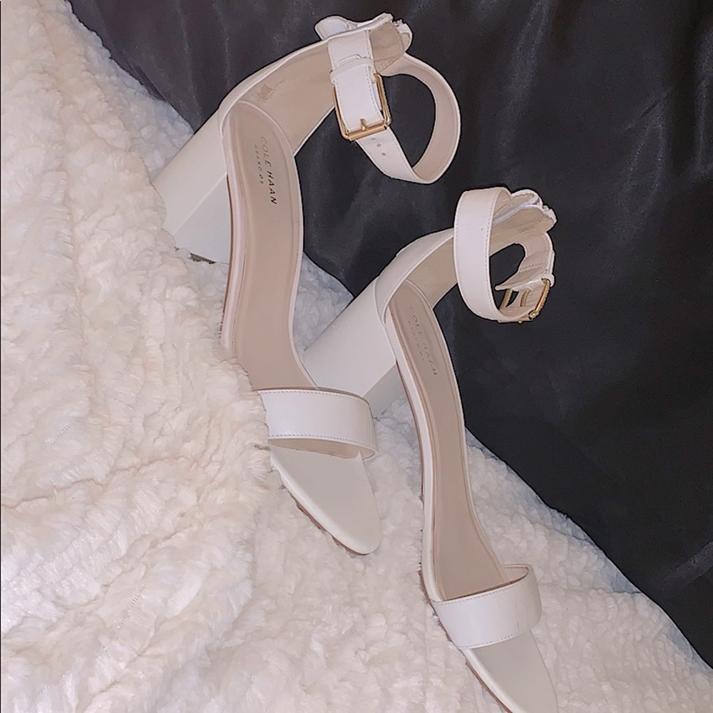 Cole Haan ankle strap heels